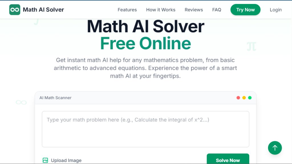 Math AI Solver Screenshot