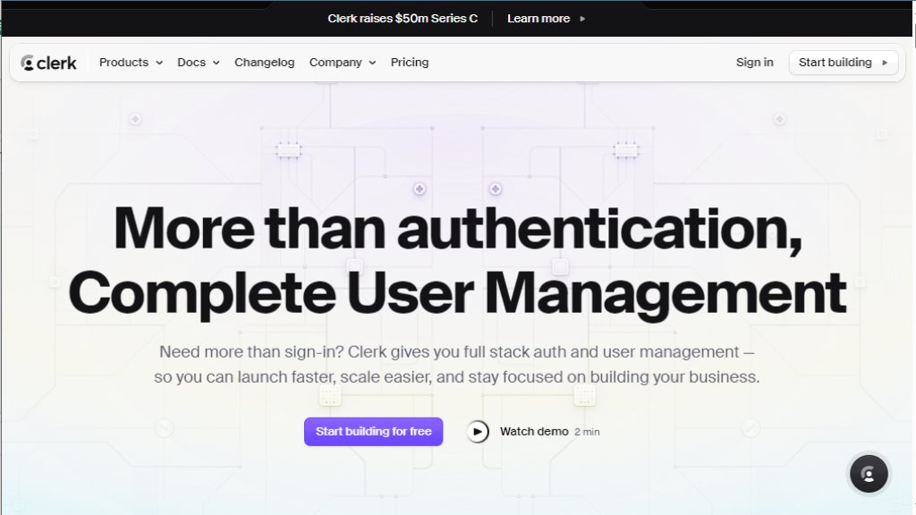 Clerk Capture d'écran