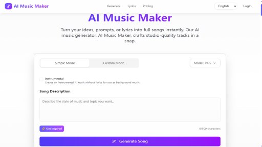 AI Music Maker - Crea canciones profesionales en segundos - Logo