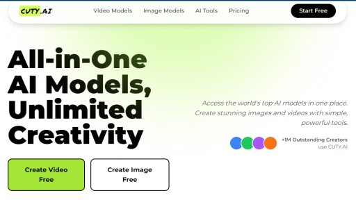 CUTY AI - Estudio integral de IA para video e imagen - Logo