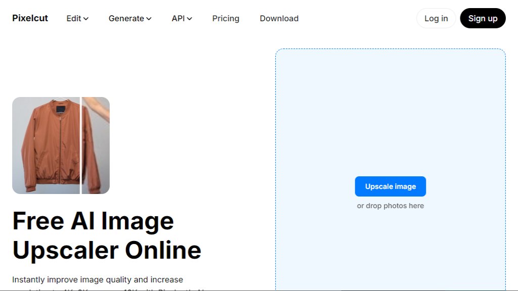 Pixelcut AI Image Upscaler Capture d'écran