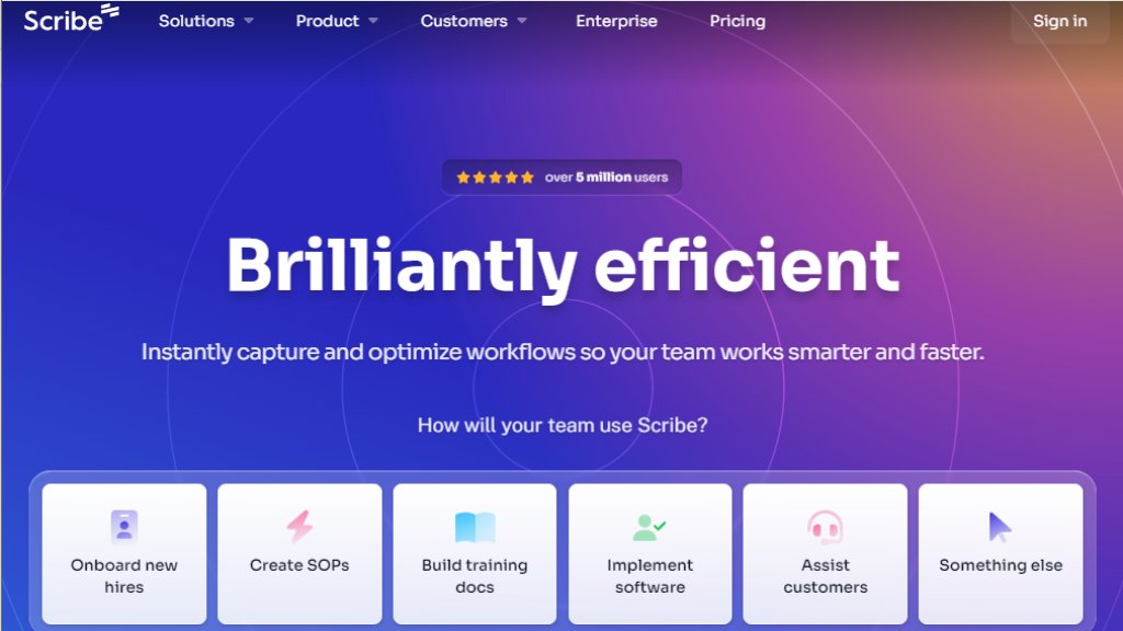 Scribe Capture d'écran