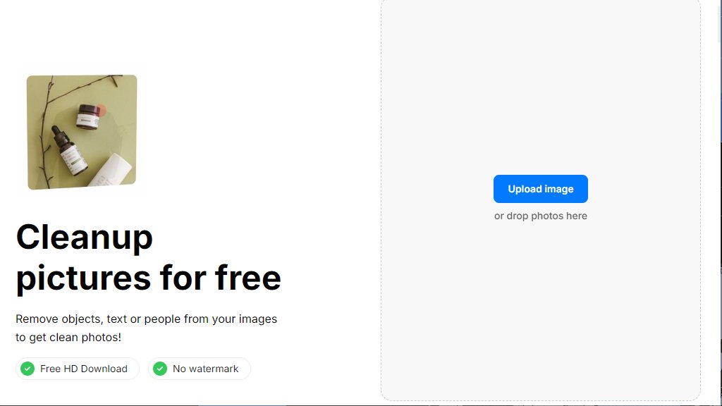 Pixelcut Cleanup Pictures Capture d'écran