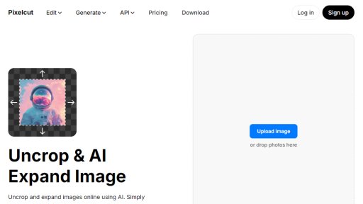 Pixelcut Uncrop - Expand Images Intelligently with AI - Logo