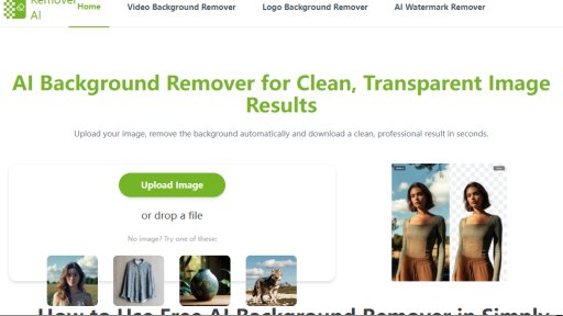 Remover AI - Suppresseur d'Arrière-Plan IA Rapide et Gratuit - Logo