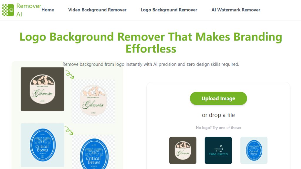 Remover AI Logo Background Remover Capture d'écran