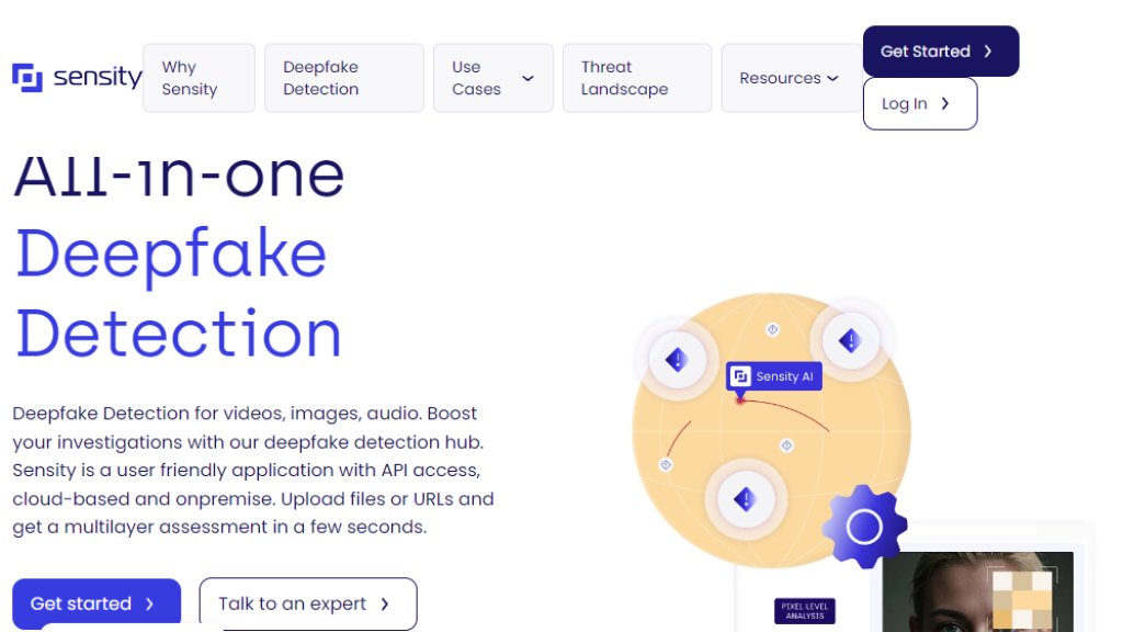 Sensity AI Screenshot