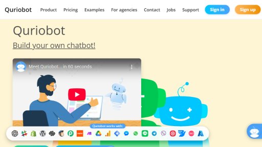 Quriobot - Crea tu propio chatbot fácilmente - Logo