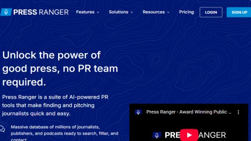 Press Ranger - Plataforma automatizada de PR y medios - Logo