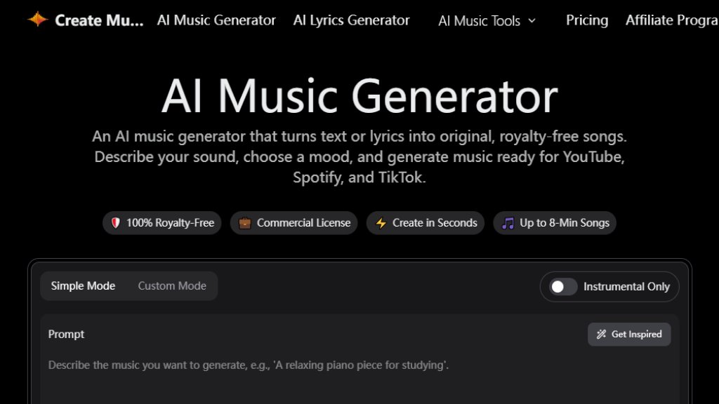 Create Music AI 截图