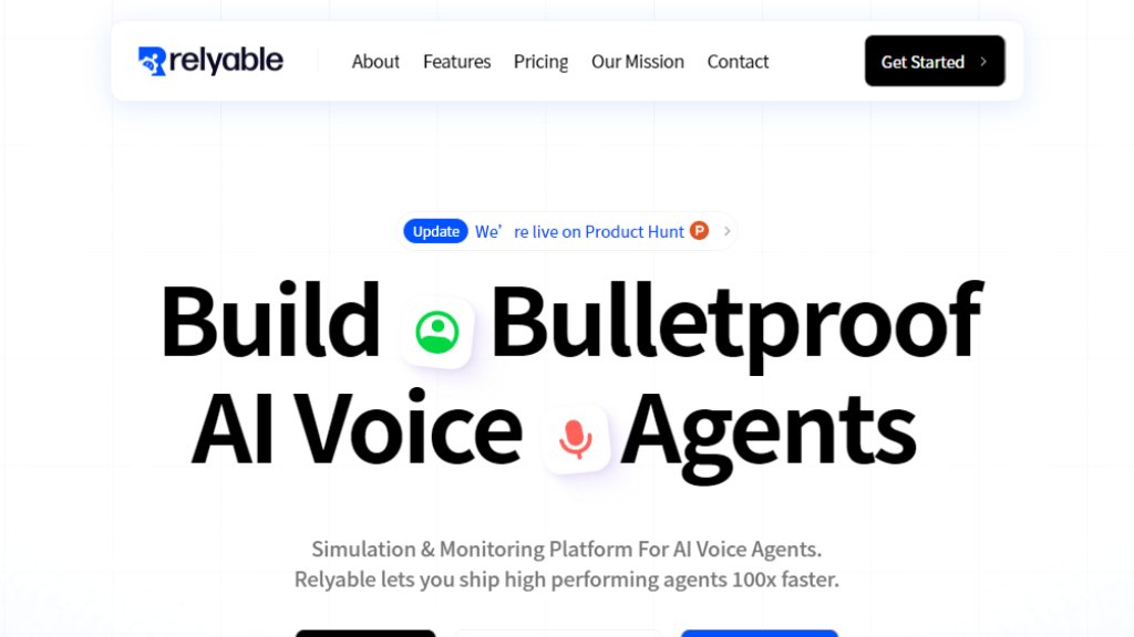 Relyable Captura de pantalla
