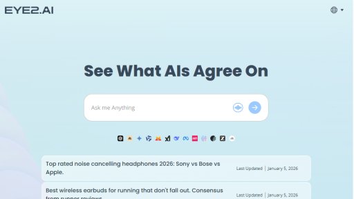 Eye2.ai - Compara respuestas de IA al instante - Logo