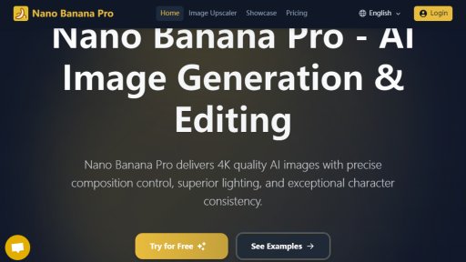 Nano Banana Pro - Generación y Edición Rápida de Imágenes IA - Logo