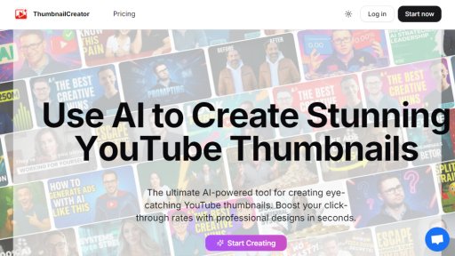 ThumbnailCreator - Fast AI YouTube Thumbnail Maker - Logo