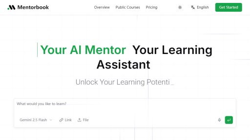 Mentorbook - Tu Mentor de IA para Aprendizaje Personalizado - Logo