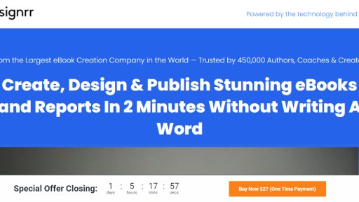 Designrr - Crea ebooks impresionantes al instante - Logo