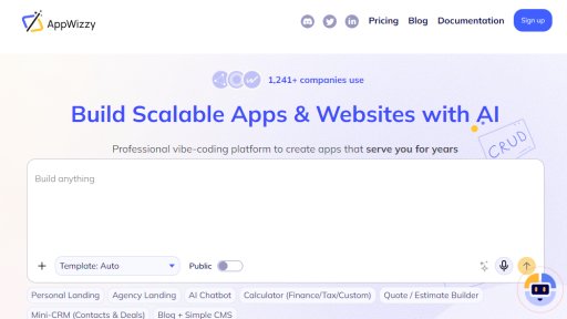 AppWizzy - Build Scalable Apps with AI - Logo