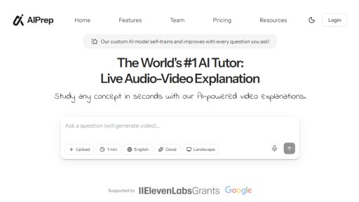 AIPrep - Tu Tutor Personal en Video - Logo
