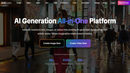 AIAI - Tu plataforma todo en uno de creación con IA - Logo