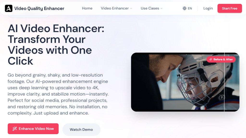 Video Quality Enhancer Captura de tela