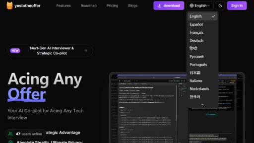 yestotheoffer - Votre co-pilote stratégique pour les entretiens - Logo