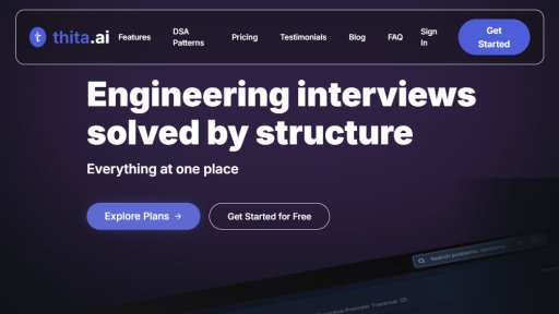 Thita.ai - Préparez vos entretiens tech avec l'IA - Logo
