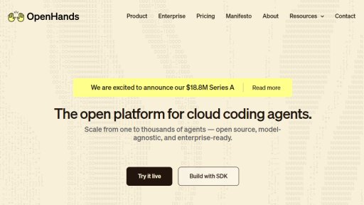 OpenHands - Plataforma Abierta para Agentes de Codificación - Logo