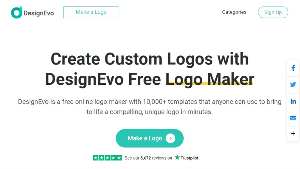 DesignEvo 스크린샷