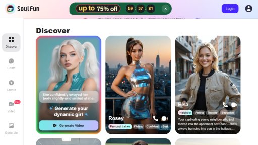 SoulFun - Immersive AI Character Chat Experience - Logo