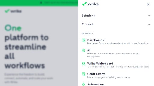 Wrike - Optimiza flujos con automatización inteligente - Logo