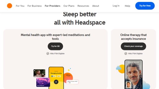 Headspace - Votre compagnon quotidien de pleine conscience et de sommeil - Logo
