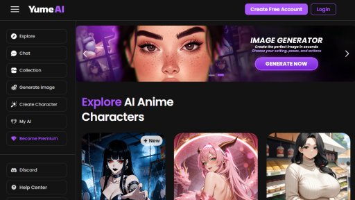 YumeAI - Anime AI Companionship That Feels Real - Logo