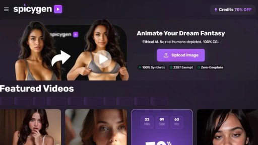 SpicyGen - Anima contenido adulto con IA - Logo