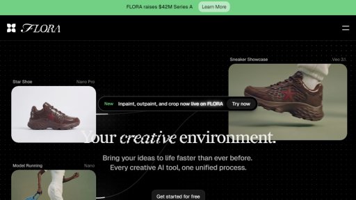 FLORA - Lienzo Creativo de IA Unificado - Logo