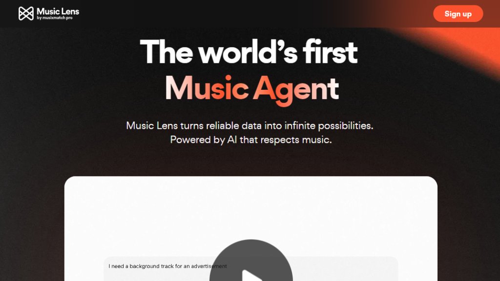 Musixmatch Lens Captura de tela