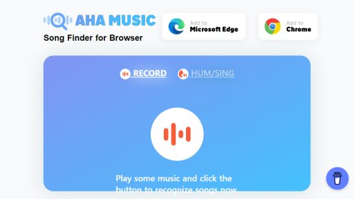 AHA Music - Identificación Instantánea de Canciones en el Navegador - Logo