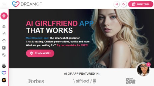 DreamGF.ai - Create Your Perfect AI Companion - Logo