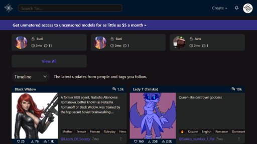 Venus Chub AI - Uncensored AI Roleplay Platform - Logo