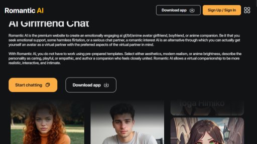 RomanticAI - Your Personalized AI Companion - Logo