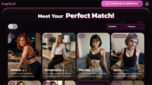 Kupid AI - Your personalized AI companion experience - Logo