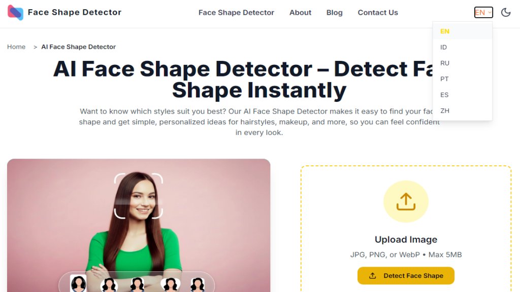 Face Shape Detector 截图