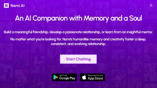 Nomi.ai - Your Soulful AI Companion - Logo