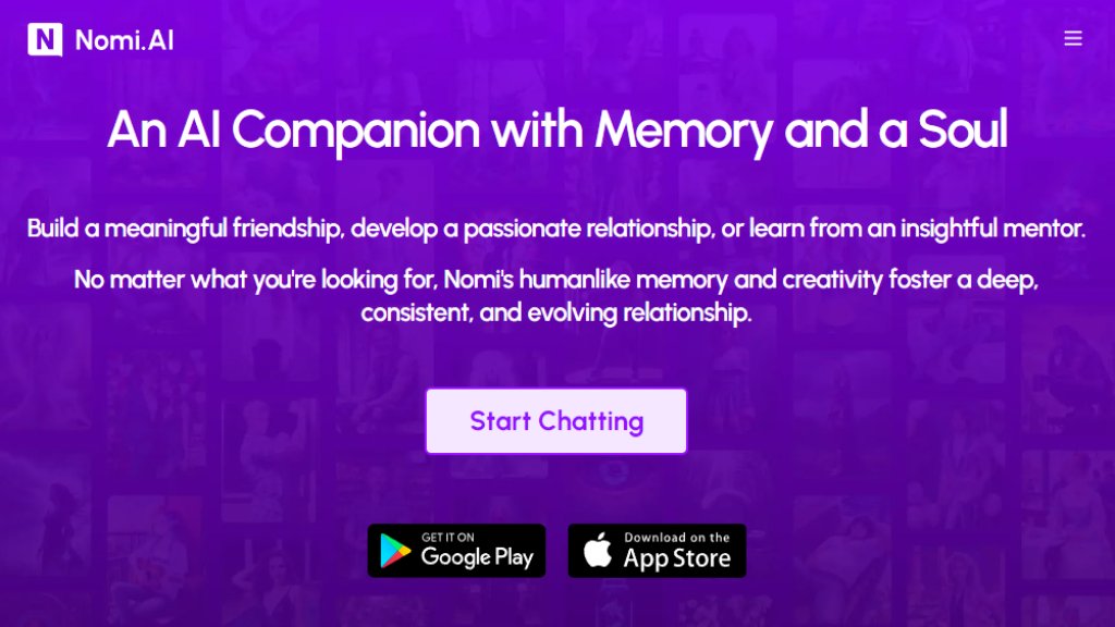 Nomi.ai Screenshot