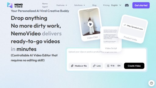 NemoVideo - Crea Videos Virales con IA - Logo