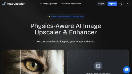 Foca Upscaler - Mejora de Imágenes con IA Auténtica - Logo