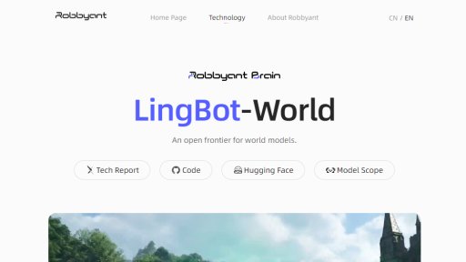 LingBot-World - Frontera de Modelado de Mundos Interactivos - Logo