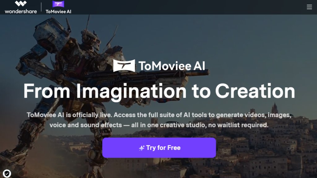 ToMoviee AI Screenshot