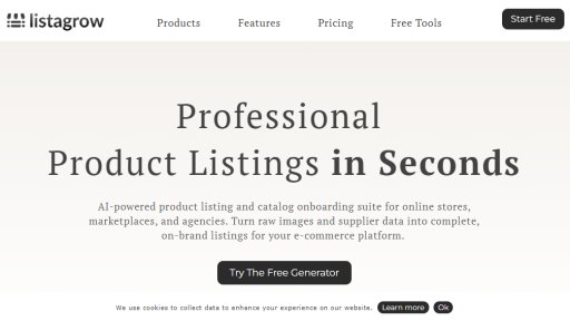 Listagrow AI - Automatisez vos listes e-commerce - Logo