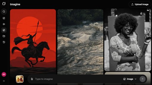 Grok Imagine - Creación veloz de imágenes y videos con IA - Logo
