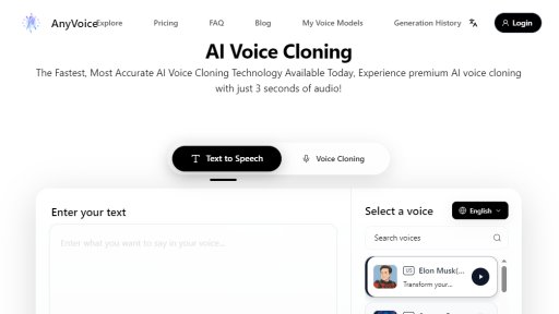AnyVoice - Clona Cualquier Voz en 3 Segundos - Logo